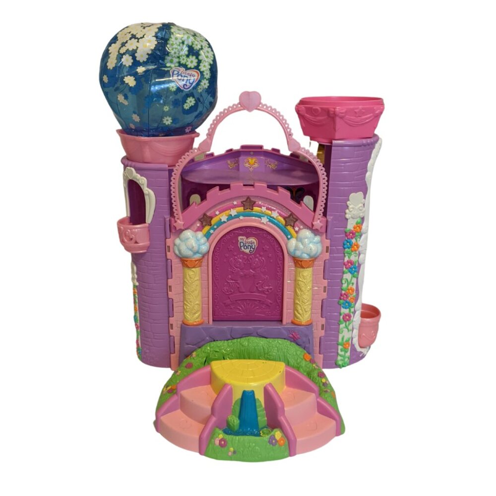 Vintage My Little Pony G3 Celebration Castle MLP Nearly Complete Set